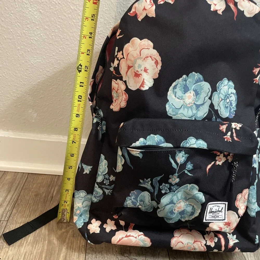 Herschel Floral Print Backpack One Compartment 12x18x4